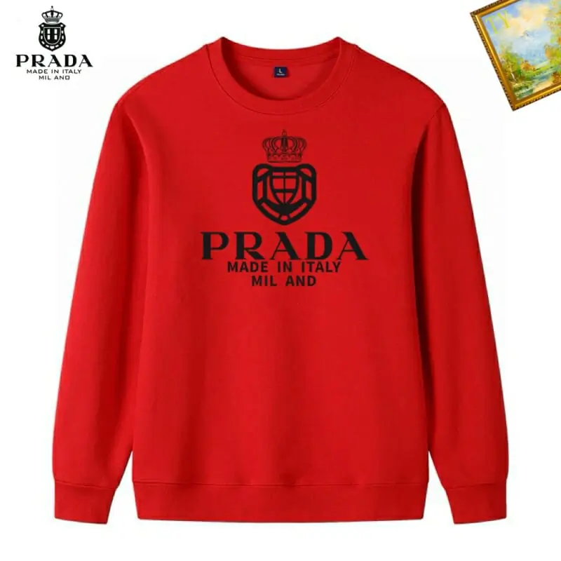 prada sweatshirt manches longues pour homme s_1241547